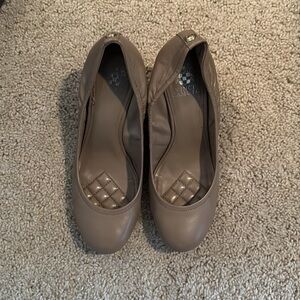 Vince Camuto, wedge, taupe, size 9.5.